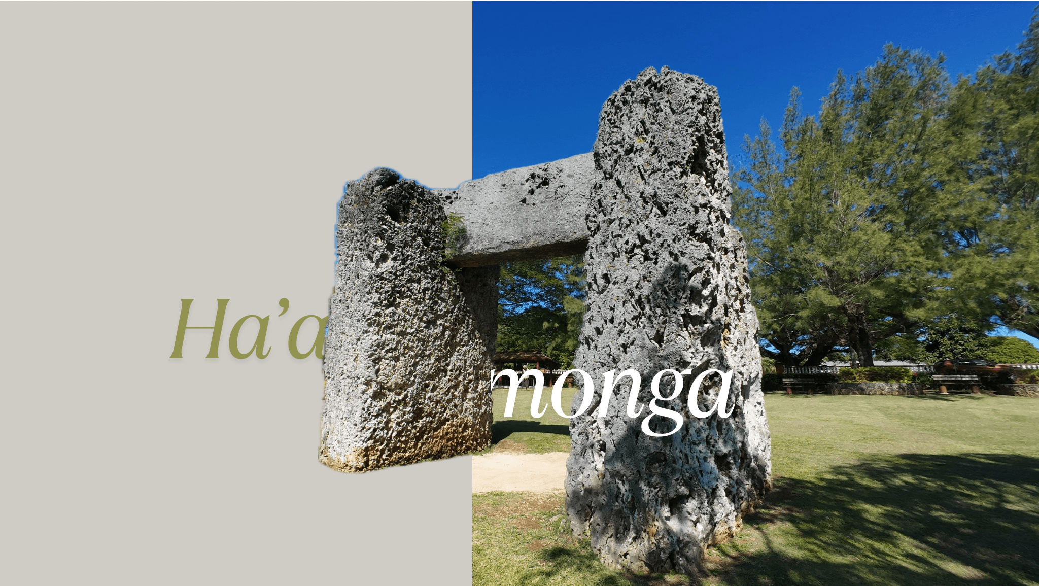 Ha'amonga trilithon